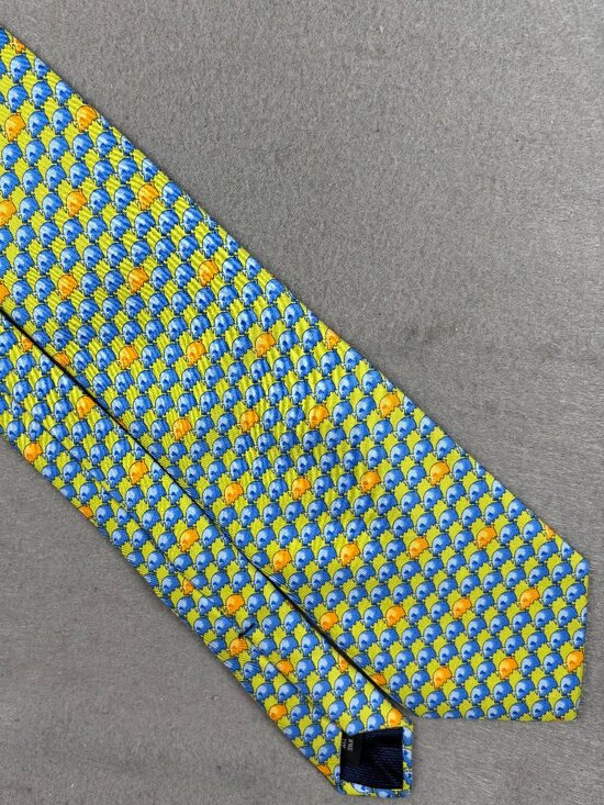 Holland & Sherry Other - Holland & Sherry Silk Pig Novelty Print Tie Handmade USA